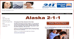 Desktop Screenshot of alaska211.org