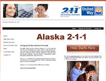 Tablet Screenshot of alaska211.org